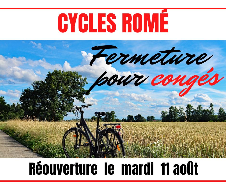 Vélo en promotion chez Cycles Romé